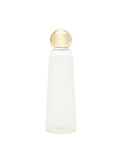 Load image into Gallery viewer, Deluxe Cool It! Glass Water Bottle - White/Metallic Gold