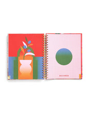 Load image into Gallery viewer, Large 17-Month Academic Planner - Super Bloom - Pink