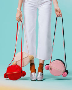 Sidekick Crossbody Circle Bag - Rosé