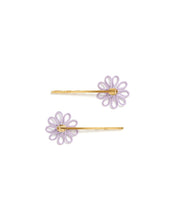 Load image into Gallery viewer, Genevieve Floral Bobby Pins
