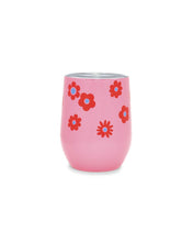 Load image into Gallery viewer, Stainless Steel Wine Glass With Lid - Daisy
